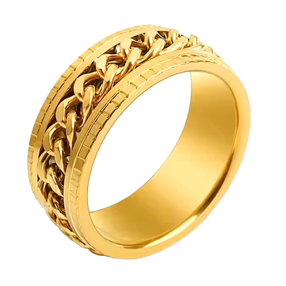 Anillo Titanio Giratorio Gadnic Anti Estrés Ansiedad Outlet