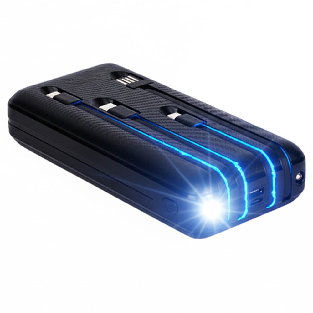 Power Bank Cargador Portátil 25000 mAh Gadnic B52BC Cable Micro Usb Tipo C iPhone