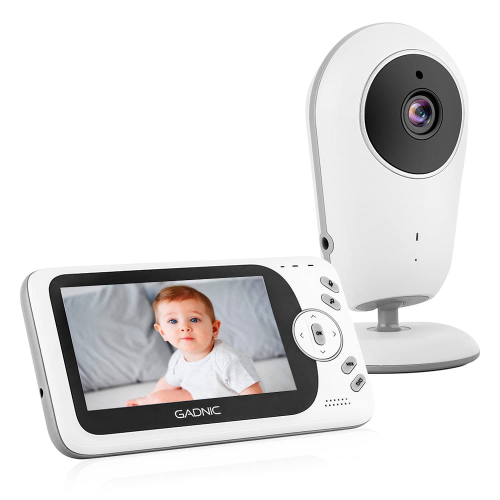 Baby Monitor Gadnic Visión Nocturna Pantalla LSD Audio Bidireccional Sistema VOX 