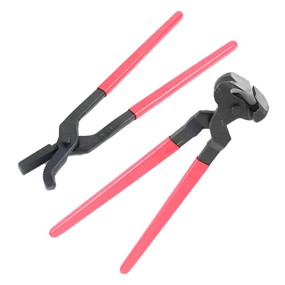 Kit de Herrador Gadnic Herramienta Cortar Pezuñas + Pinza Remachar Clavos Outlet
