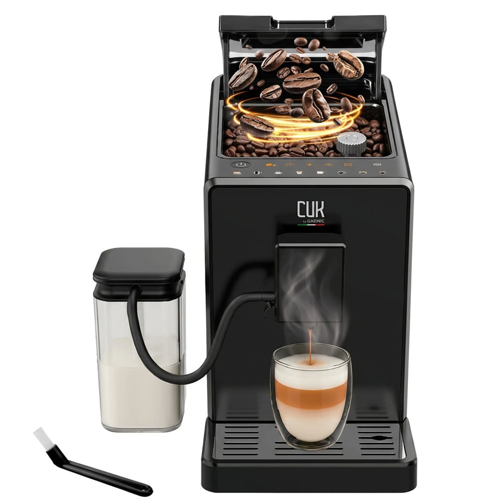 Cafetera Espresso CUK by Gadnic 20 Bar Espumador de Leche 1350W Capacidad 15L  Usado
