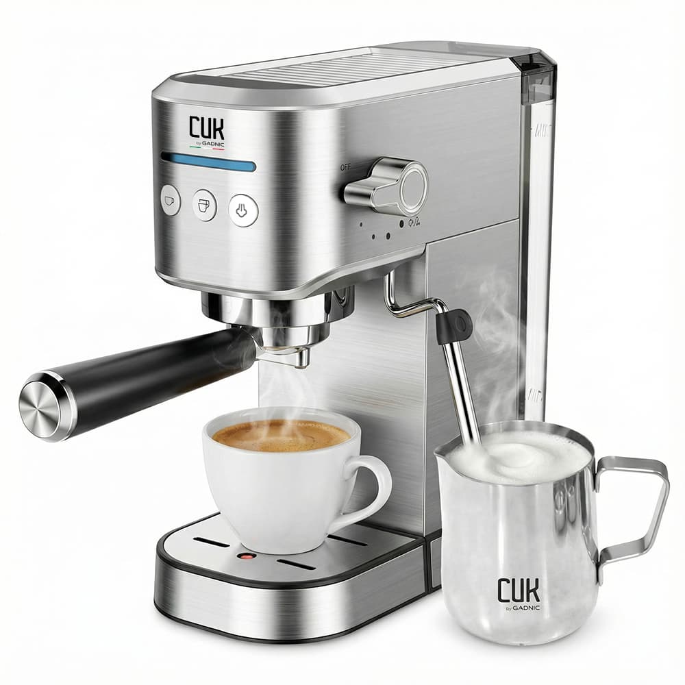 Cafetera Espresso Cuk By Gadnic 20 Bar 3 en 1 Café Molido Usado
