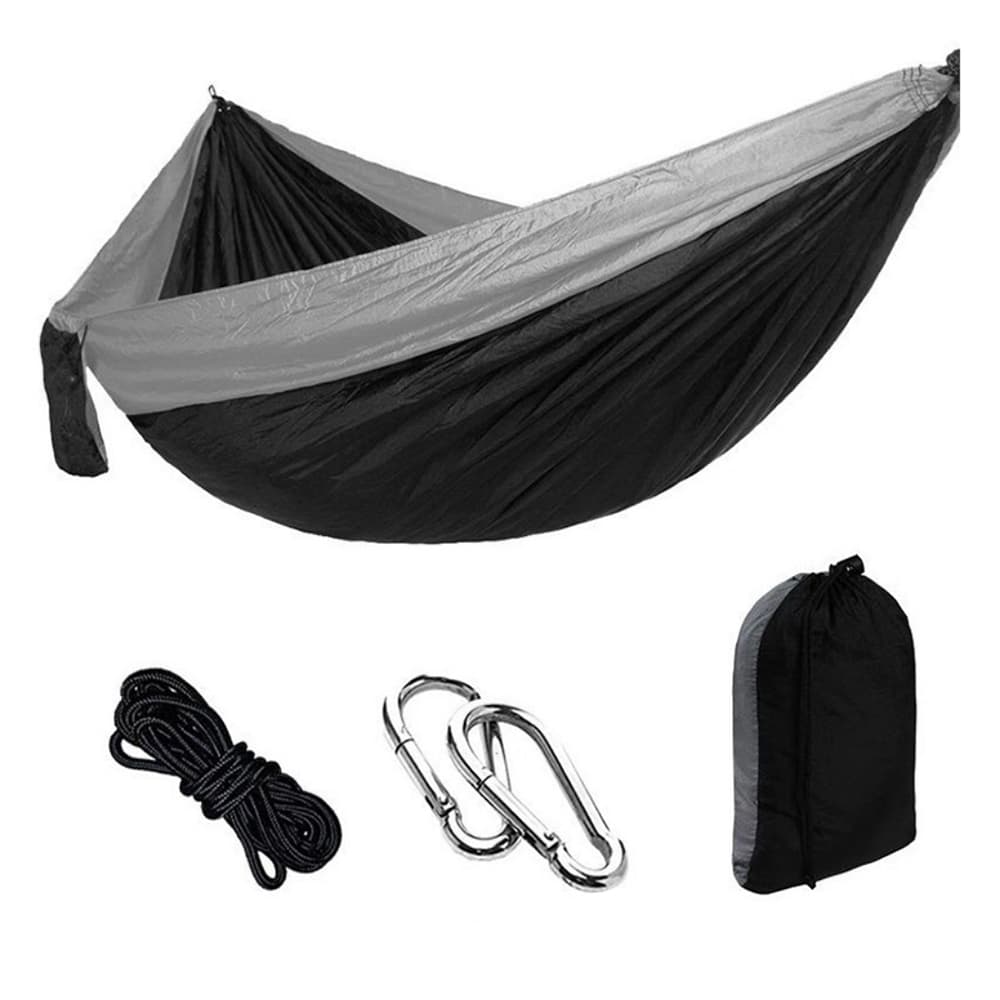 Hamaca para Camping South Port By Gadnic Costuras Reforzadas Mosquetones de Seguridad 