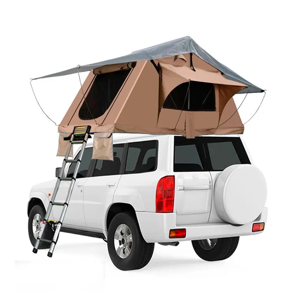  Carpa De Techo Gadnic Tent1 Para Camioneta Y Auto Aluminio Poliéster Impermeable 300 Kg