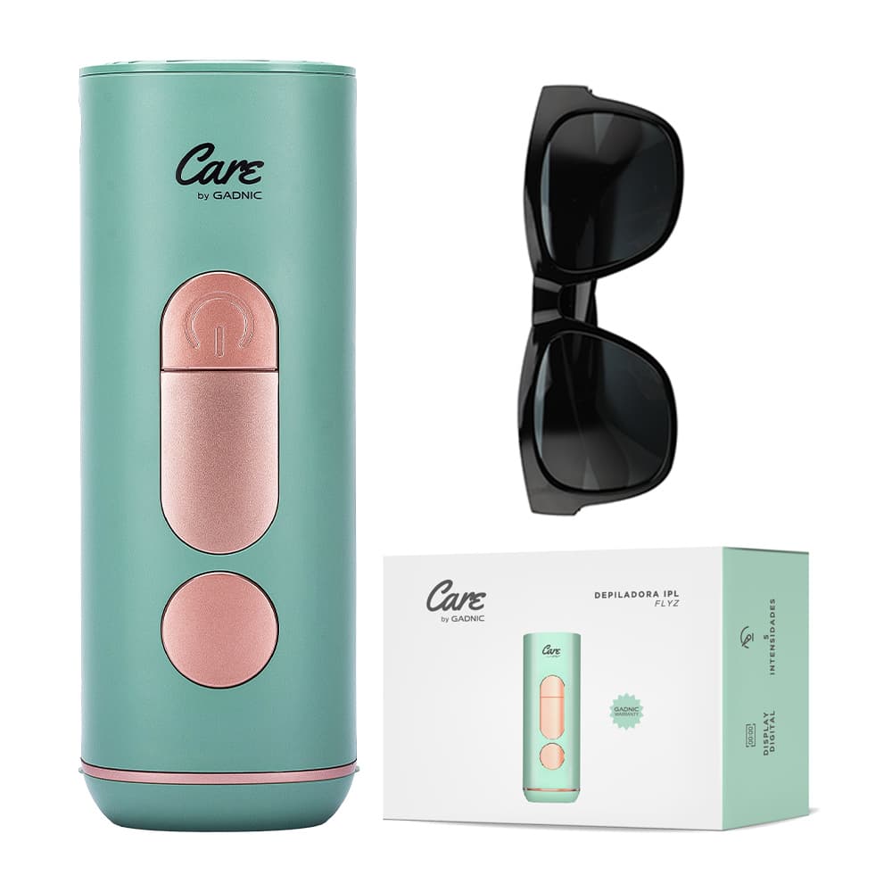 Depiladora Láser IPL Care By Gadnic Flyz – Portátil 5 Niveles de Potencia Uso Unisex Tecnología de Luz Pulsada