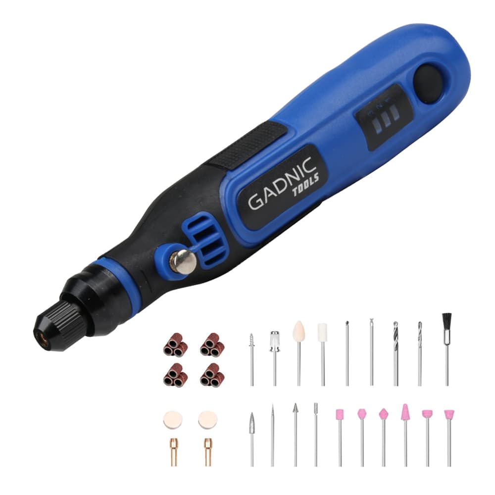 Mini Torno Inalámbrico Gadnic Roty 36 V  Brocas Usado
