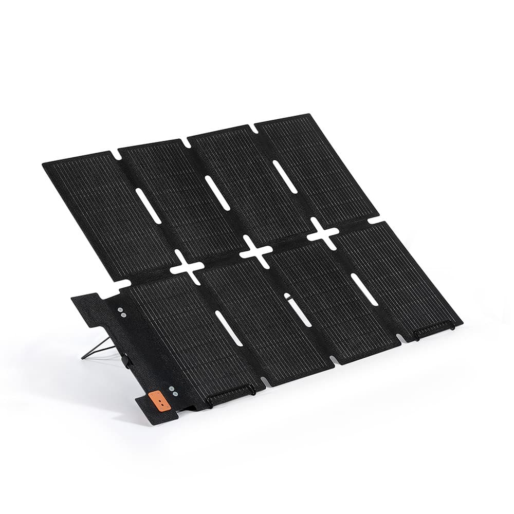Panel Solar Portatil DJI ICBCPower 100W Plegable Con Soporte Ajustable Manija Integrada Para Uso Exterior