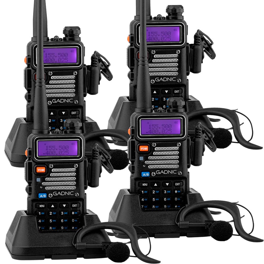 Handy Gadnic Wk1000us Kit x4 Bi-Banda 10w 128CH Hasta 12km