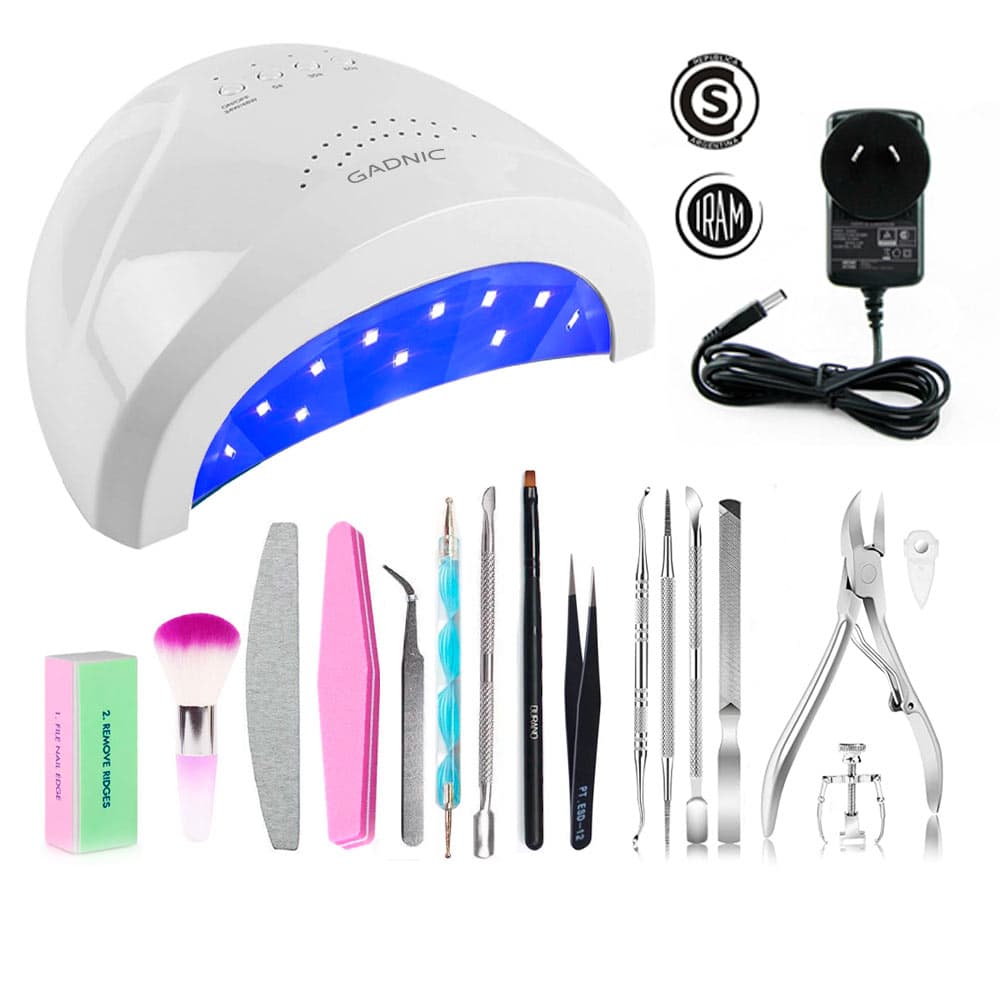Kit manicura  Pedicura Gadnic + Cabina Para Uñas