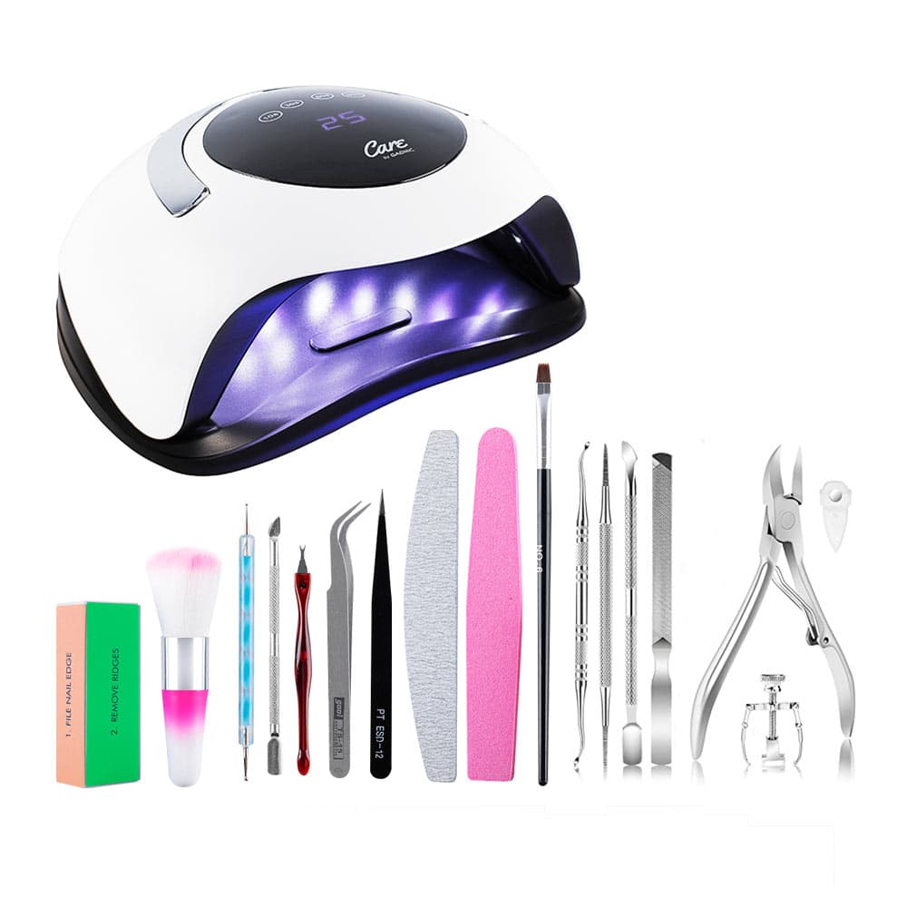 Kit manicura  Pedicura Gadnic + Cabina Para Uñas BQ5 Pro