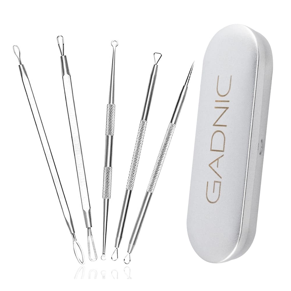 Extractor De Puntos Negros Gadnic KM600 Kit De 5 Agujas Acné 