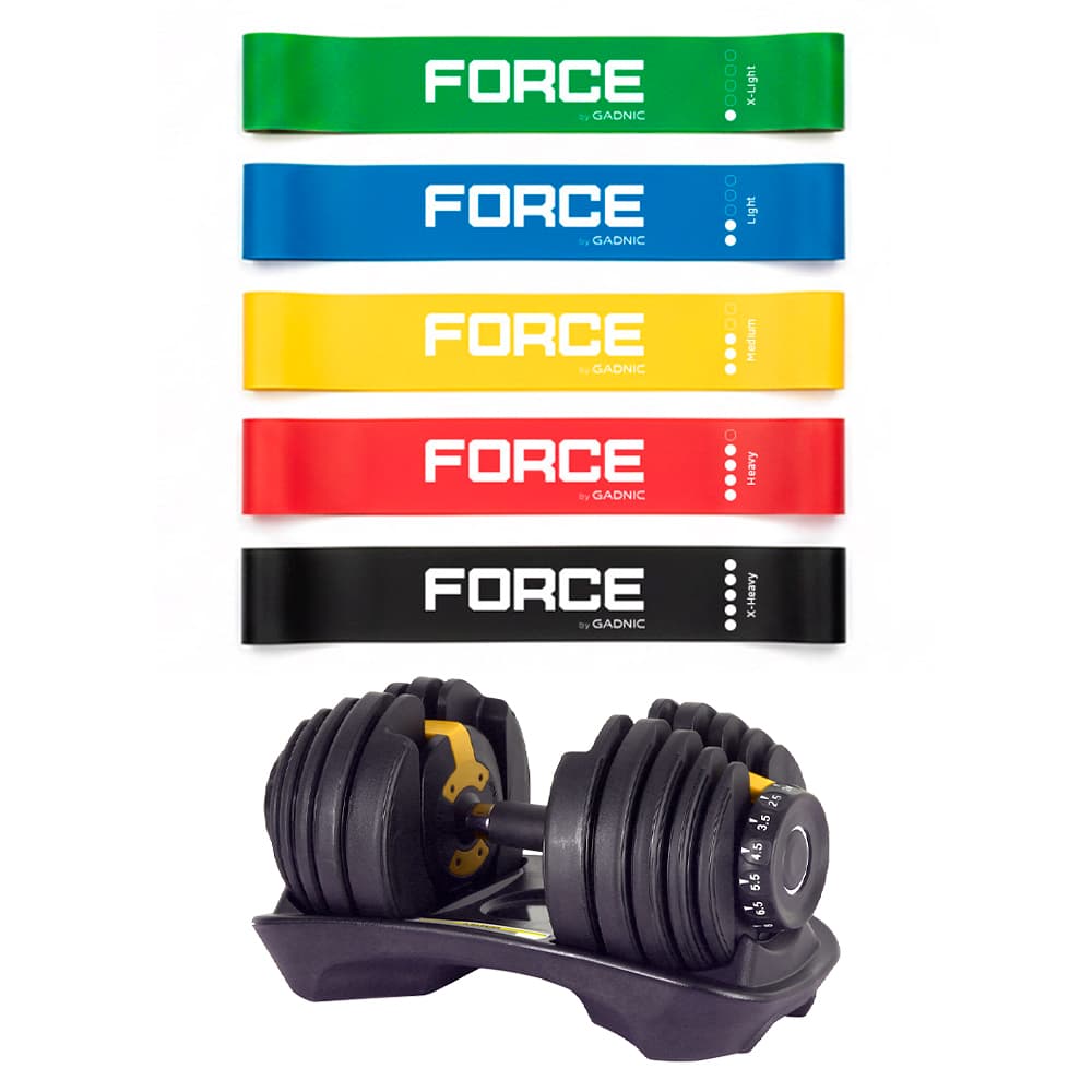 Set Entrenamiento Hogar Gadnic Mancuerna 15 en 1