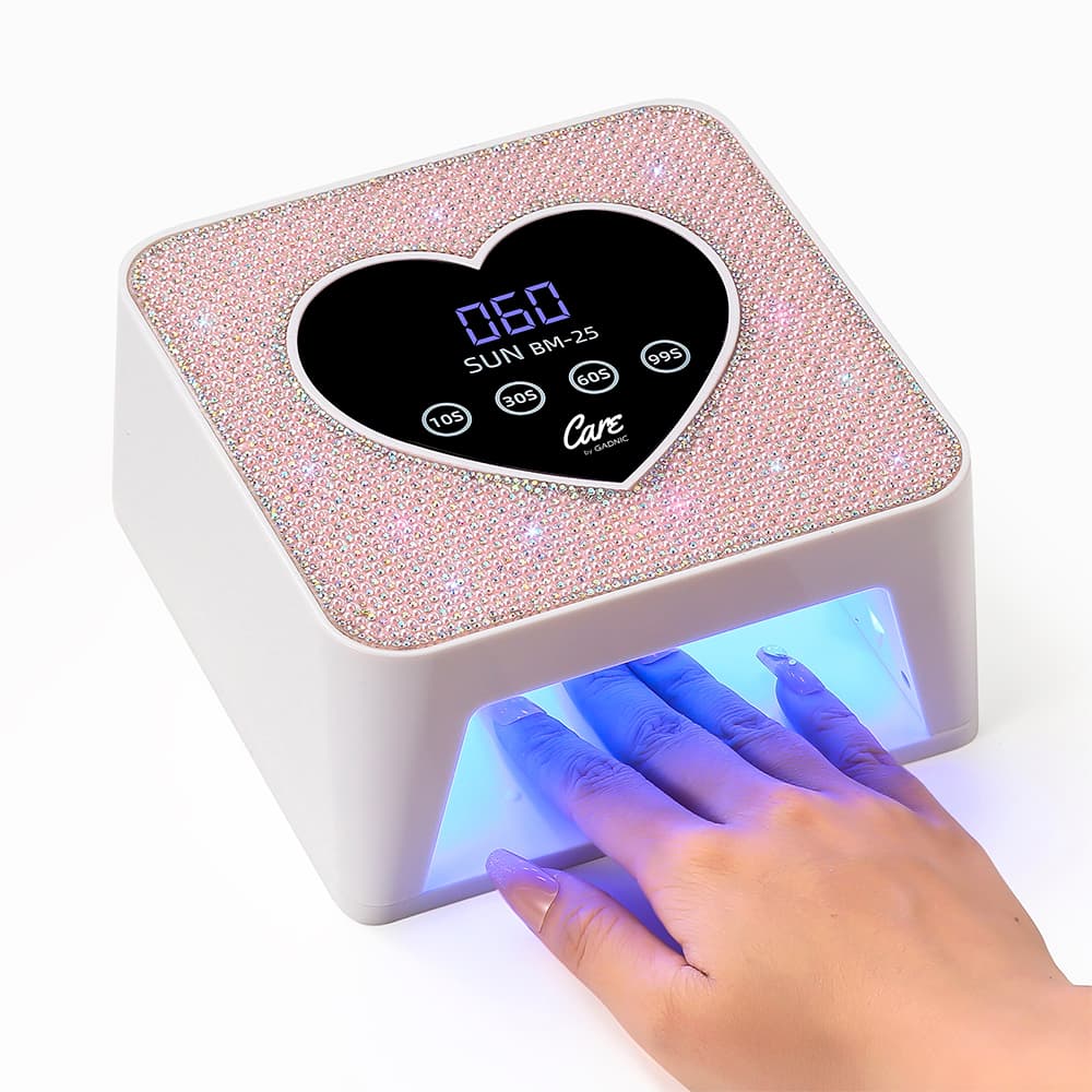 Cabina Para Uñas UV LED Care By Gadnic 48W Temporizador Sensor Infrarrojo Base Desmontable