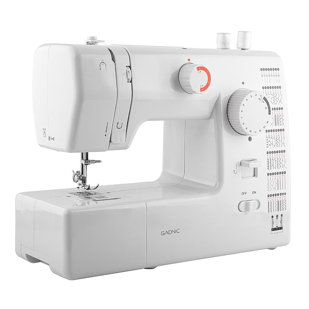 Máquina de Coser Gadnic SW5000 59 Puntadas Falso Overlock Electrónica Pedal Luz Led