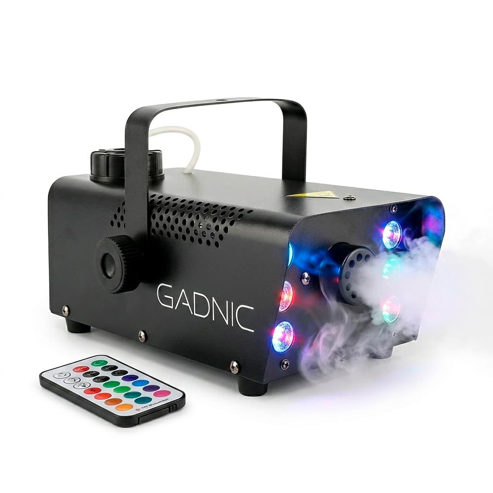 Mini Maquina de Humo Gadnic Portátil Con Luz LEDS