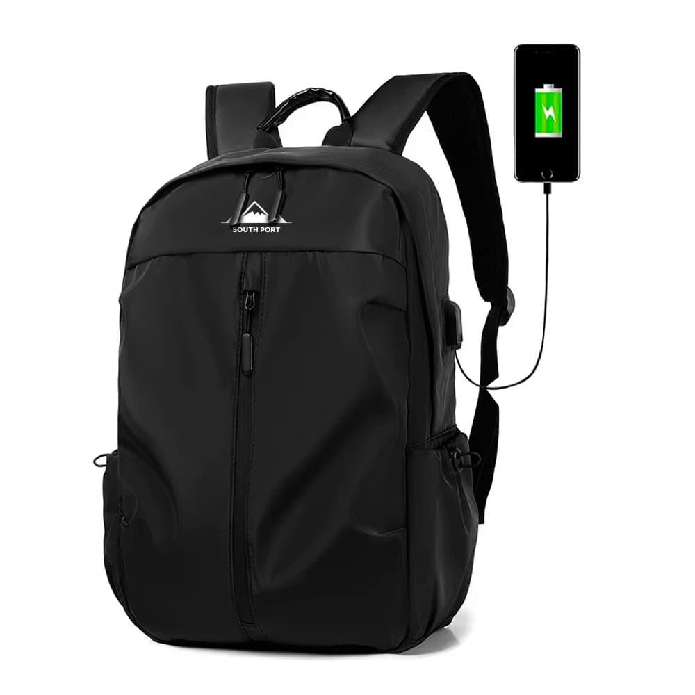 Mochila De Viaje South Port Portanotebook Nylon Resistente