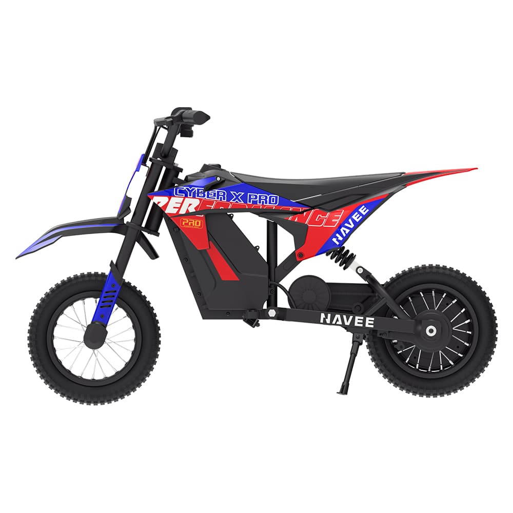 Motocicleta Eléctrica Para Niños NAVEE Cyber X Pro Scooter Motocross 350W Distancia 15 km