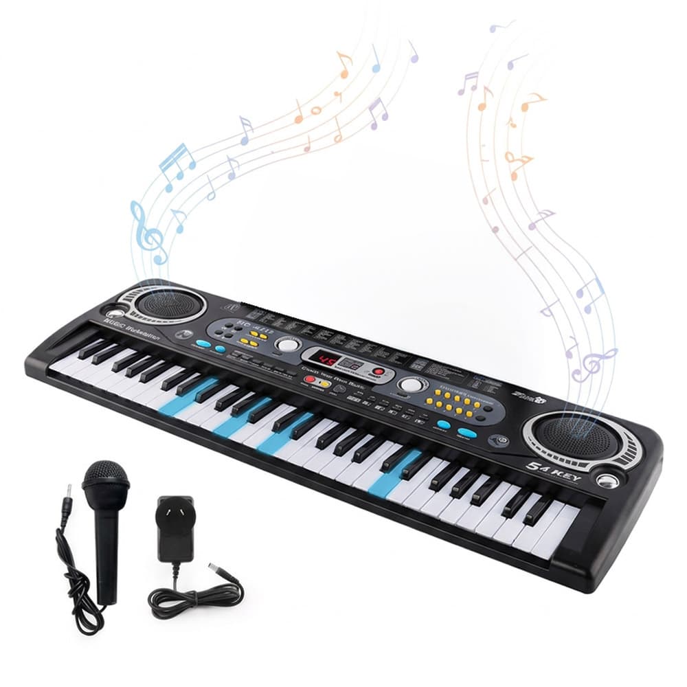 Teclado Musical Órgano MQ 54 Teclas con Micrófono