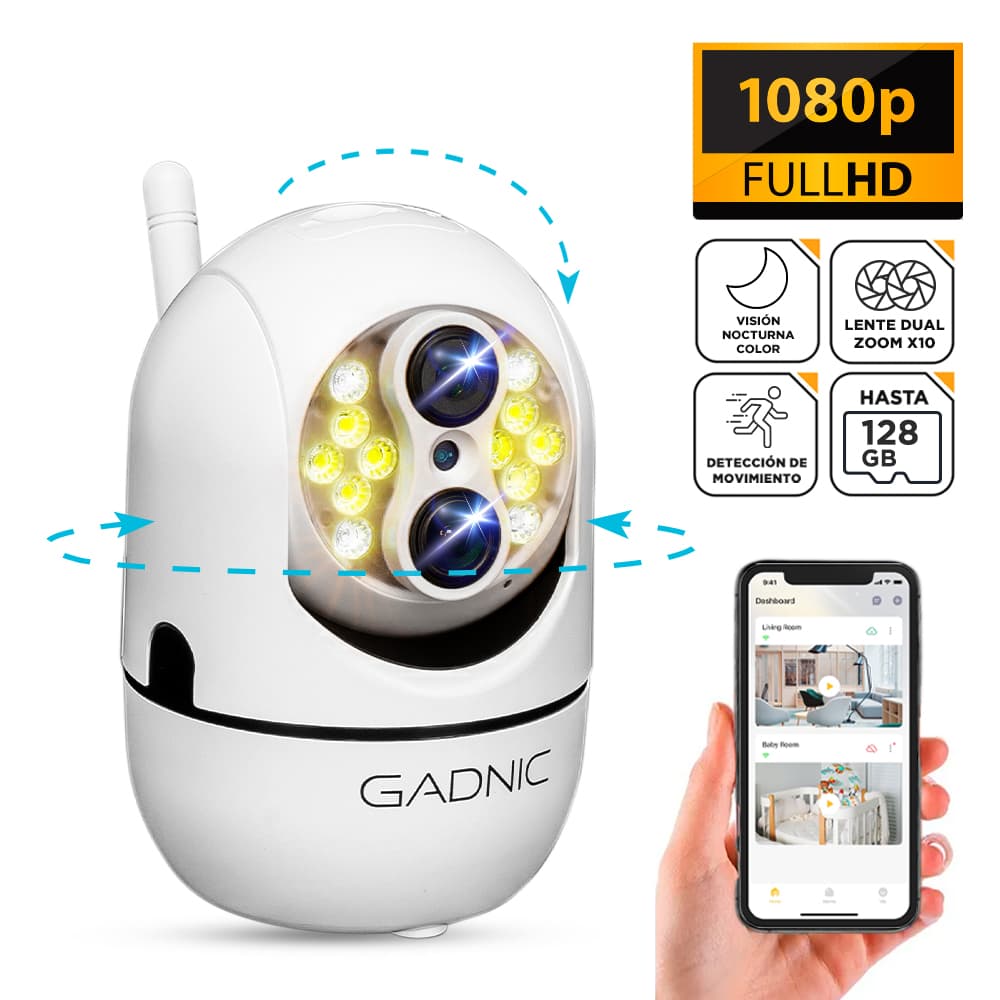 Cámara de Seguridad Gadnic con Lente Dual Usado