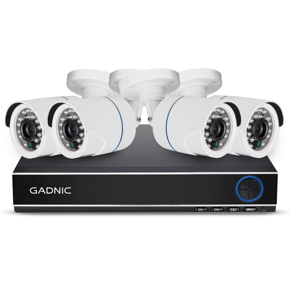 Cámaras de Seguridad DVR Gadnic 16CH  x4 Interior / Exterior IP CCTV Visión Nocturna Usado