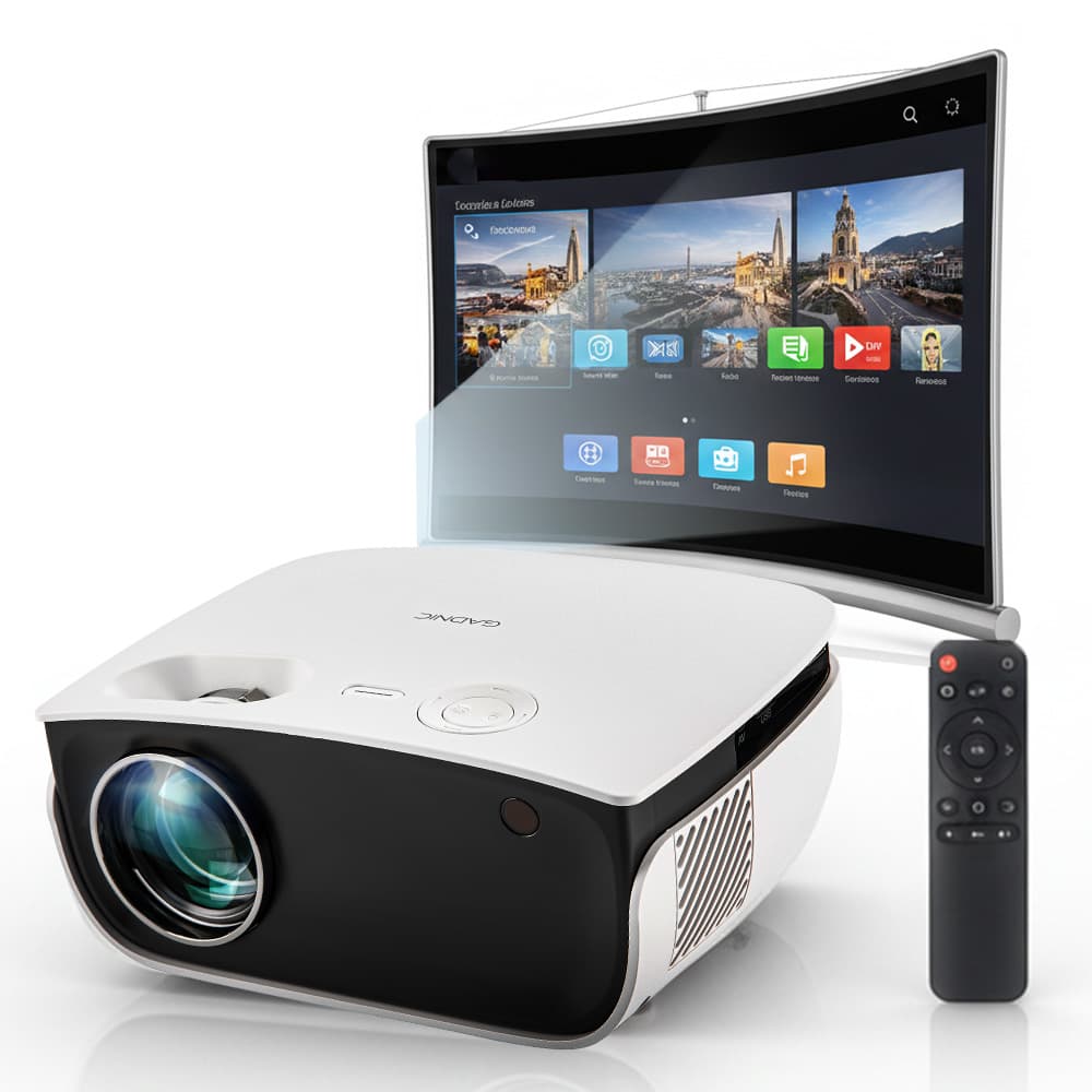 Proyector Gadnic Unique 2500 Lúmenes HDMI USB AV Full HD Usado