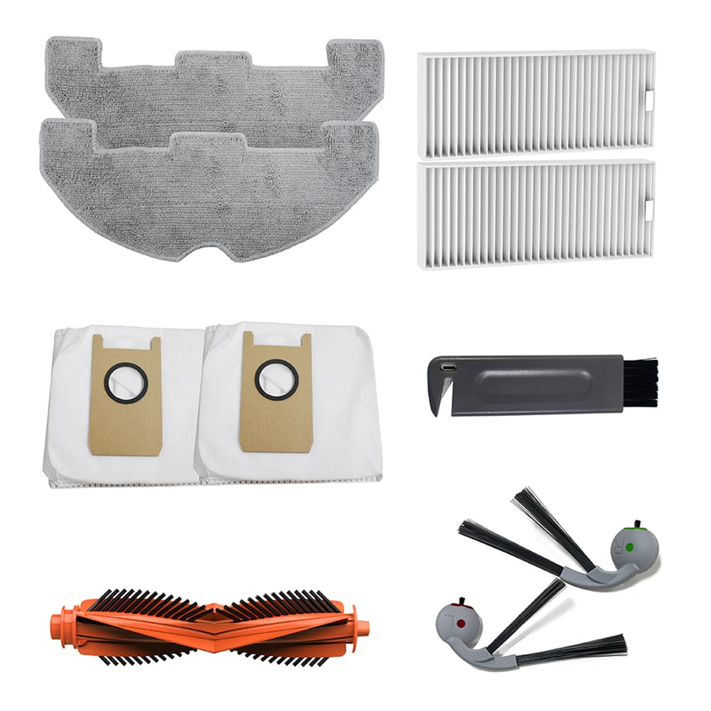 Kit Repuestos Aspiradora Robot Gadnic ROB00517 Original Con Filtros HEPA Cepillos Laterales Mopas Bolsas De Polvo