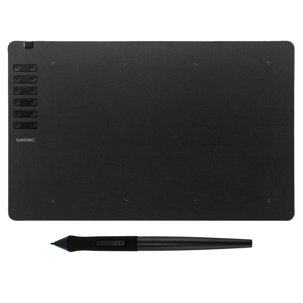 Tableta de Dibujo Gráfico Gadnic Magic Draw 8192 Niveles de Presión Lápiz EMR