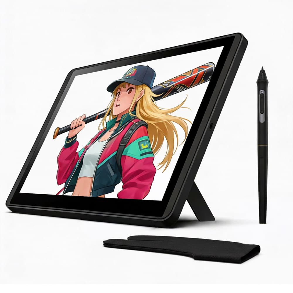 Tableta Gráfica Digitalizadora Gadnic con Pantalla 116 IPS Uso Profesional Guante de Dibujo y Soporte Incluido