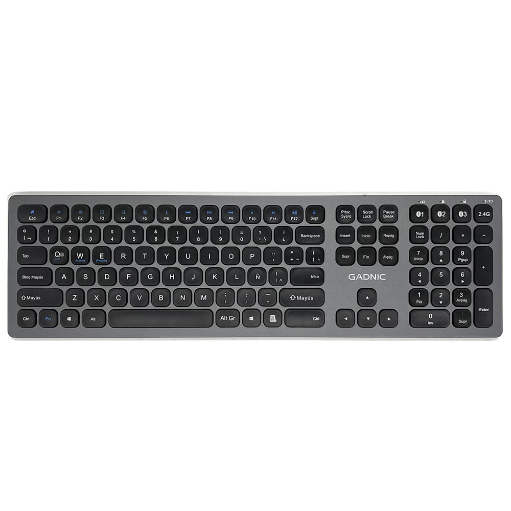 Teclado Inalámbrico Gadnic Universal Recargable Outlet
