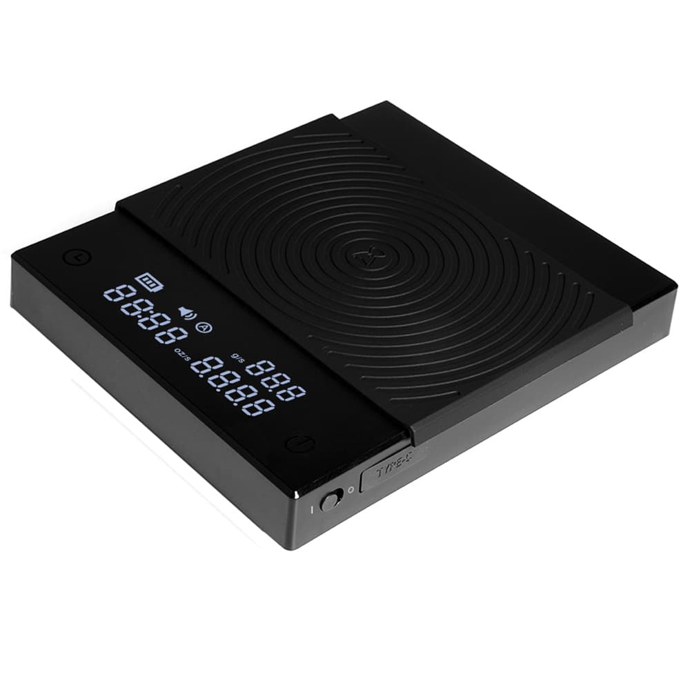 Balanza De Cafe Timemore Plus Digital Con Temporizador Precision 0.1g Recargable Para Espresso Y Cafe Filtrado