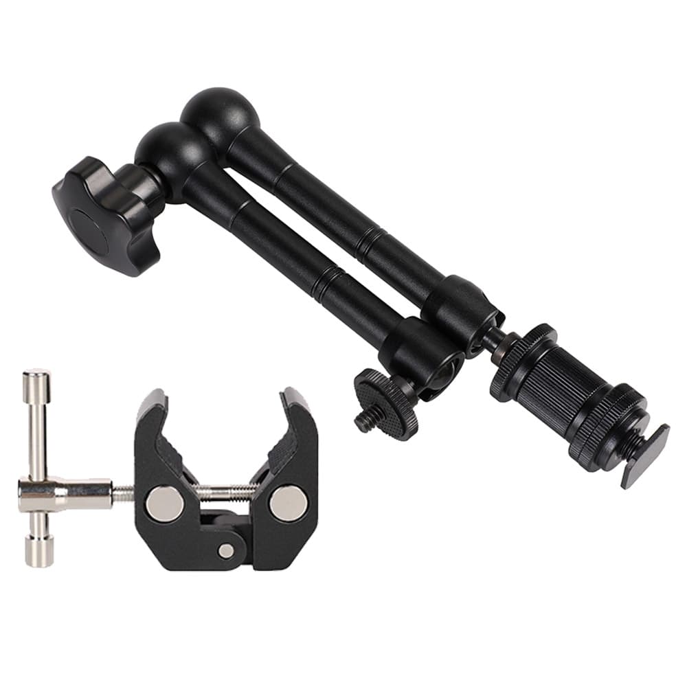 Brazo Metálico Soporte Gadnic Articulado Multifuncional  Pinza