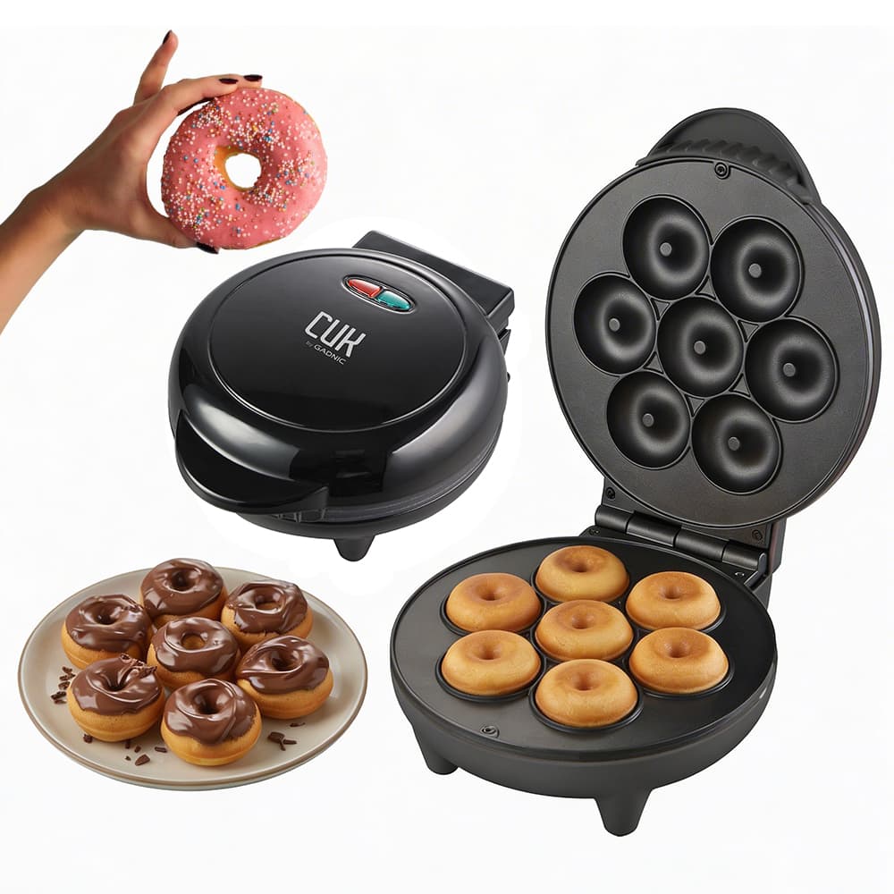 Máquina De Mini Donas CUK By  GADNIC  Mini Antiadherente 750W Usado