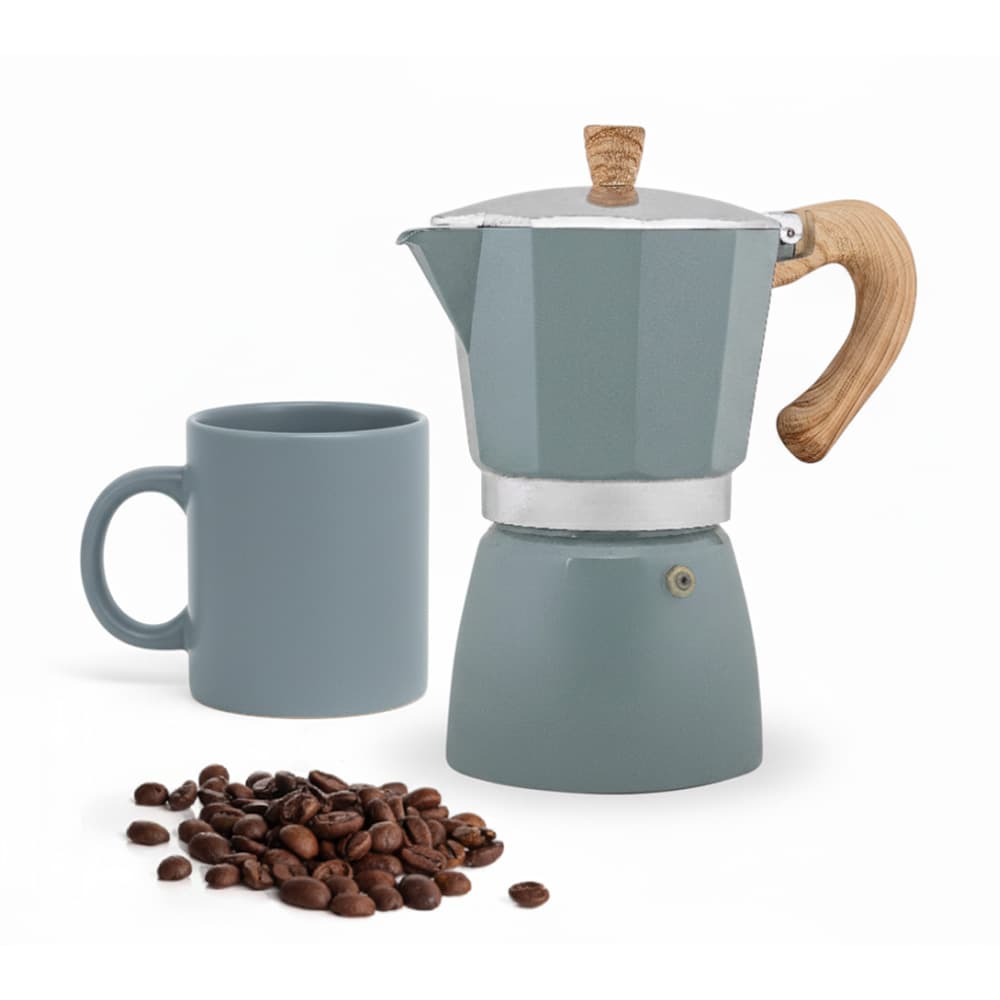 Cafetera Moka Cuk By Gadnic Tipo Italiana 300ml 6 Tazas Manual Aluminio 