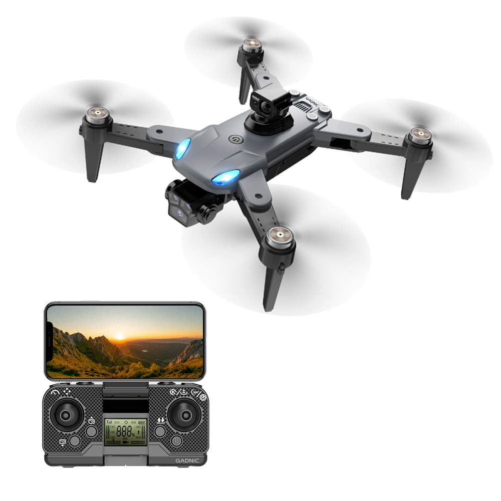 Dron Gadnic Sin Escobillas 4K Alcance 1 Km Doble Camara Wifi 5G Usado